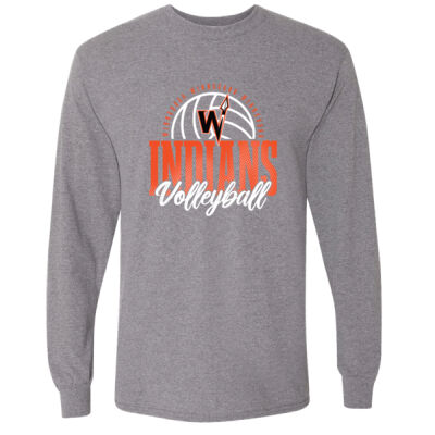 Winnebago Volleyball 2026 Logo 1 - DryBlend® 50/50 Long Sleeve T-Shirt Thumbnail