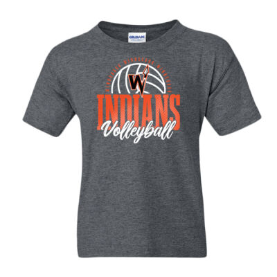 Winnebago Volleyball 2026 Logo 1 - DryBlend® Youth T-Shirt Thumbnail