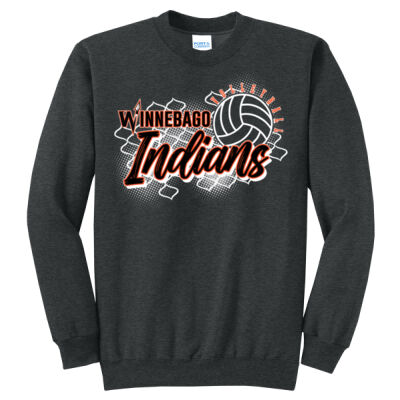 Winnebago Volleyball 2026 Logo 2 - Core Fleece Crewneck Sweatshirt Thumbnail