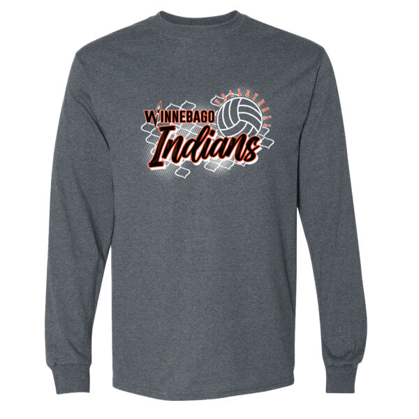 Winnebago Volleyball 2026 Logo 2 - DryBlend® 50/50 Long Sleeve T-Shirt Thumbnail