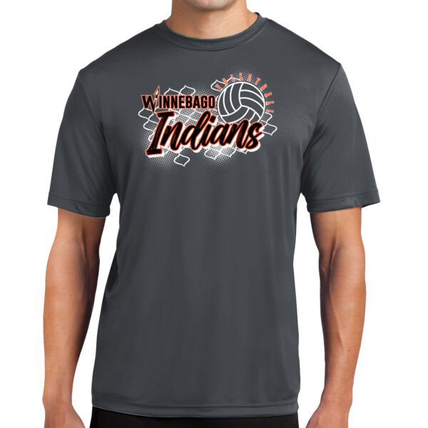Winnebago Volleyball 2026 Logo 2 - Tall PosiCharge ® Competitor Tee Thumbnail