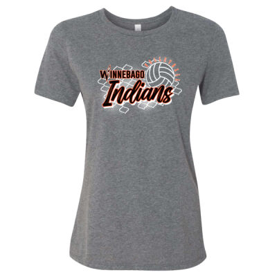 Winnebago Volleyball 2026 Logo 2 - Women’s Relaxed Fit Heather CVC Tee Thumbnail